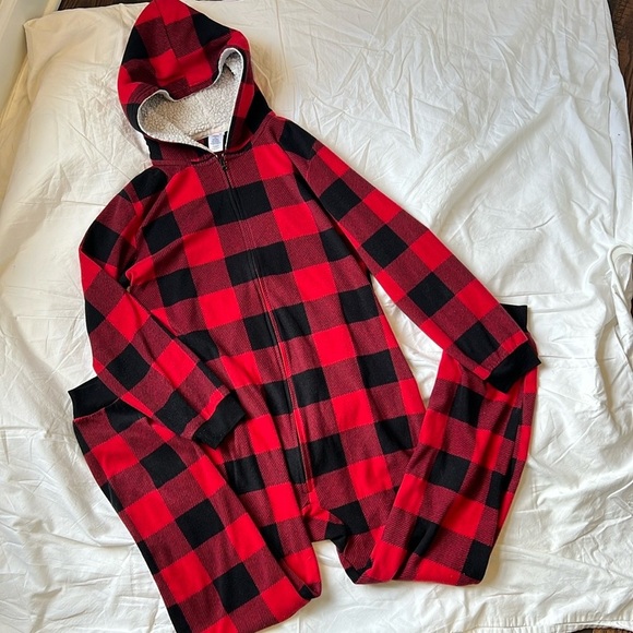 Boys XL X-Large Lot of 3 Pajamas Fleece Thermal Separates One Piece Pants 14 - Picture 11 of 15